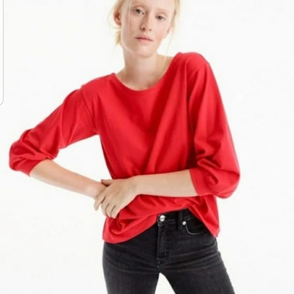 J. Crew lightweight red